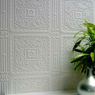 Anaglypta Luxury Textured Vinyl Wallpaper Turner Tile Rd80000