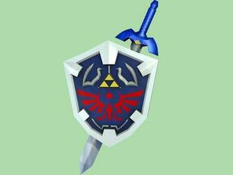 Hylian Shield Wallpaper Master Sword And