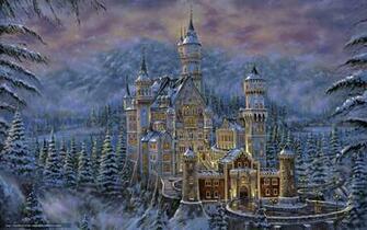 Wallpaper Fairy Winter Castle Desktop In The