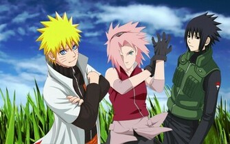 Grass Haruno Sakura Uchiha Sasuke Naruto Shippuden Uzumaki