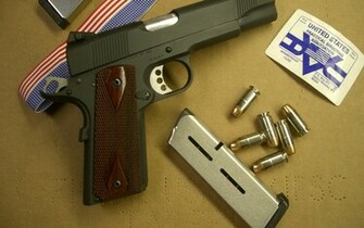 Colt Pistol Computer Wallpaper Desktop Background