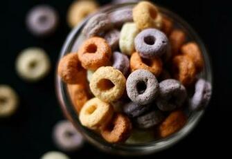 HD Wallpaper Tilting Photography Of Crackers Cereal Cheerios