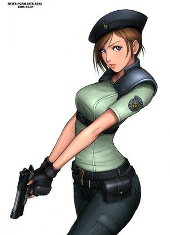 Resident Evil Jill Valentine Cybergirls Wallpaper