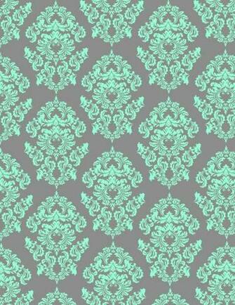 Mint Damask Wallpaper Damasks Aqua And Background