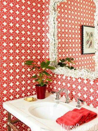 Cheery Wallpaper From Madison And Grow Wall Window Treatments P