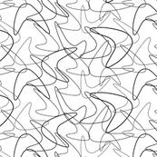 Boomerang Fabric Wallpaper Gift Wrap Spoonflower