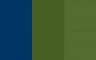 Blue Dark Moss Green And Olive Three Color Background