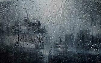 Rain Window Background Net