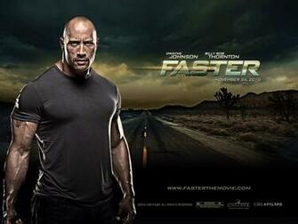 Faster Dwayne The Rock Johnson Wallpaper