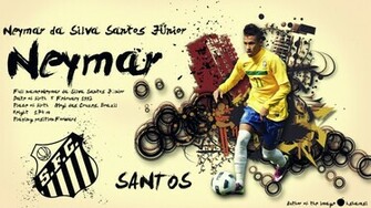 Neymar Background Brazil Flag