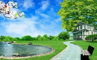 3d Nature Desktop Background High Definition Wallpaper