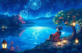 Blue Anime Wallpaper