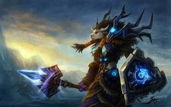 Tauren Fantasy Art Armor Shield Artwork Yaorenwo Wallpaper