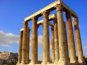 Temple Of Olympian Zeus HD Wallpaper