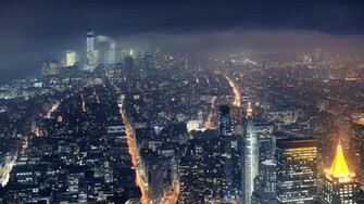 New York At Night Wallpaper