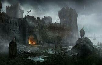Wallpaper Castle Fortress Art Andrii Shafetov Ruined