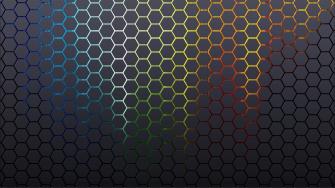 General Minimalism Colorful Beehive Patterns Texture