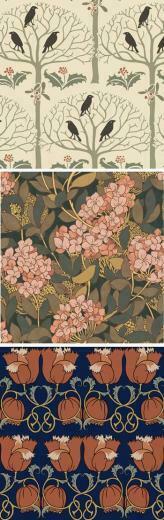 Arts And Crafts Wallpaper From Trustworth Studios