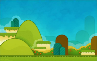 Mario Background Wallpaper Wide HD Dylan S Room