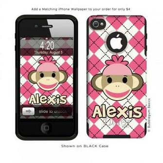 Series iPhone 4s Sock Monkey Otterbox Case Commuter