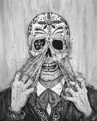 Mexican Skull On