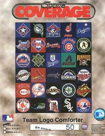Knasas City Royals Mlb Full Queen Size Comforter