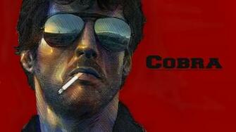 Actor Sylvester Stallone Red Smoking Glasses Cobra