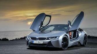 Bmw I8 Roadster Silver UHD 4k Wallpaper
