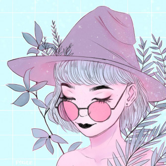 Pastel Witch By Fyriee Wallpaper