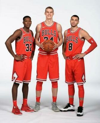 Robin Lopez And Zach Lavine Chicago Bulls Wallpaper On