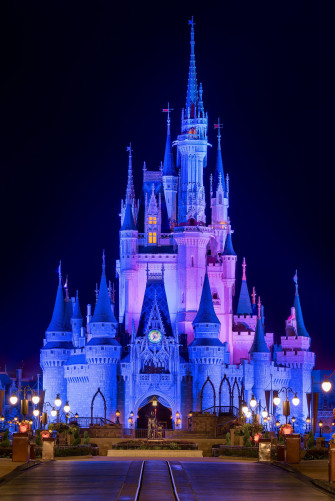 Disney World Castle At Night Wallpaper