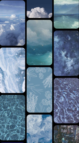 Blue Aesthetics Wallpaper Collection