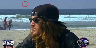 News Inters Surfer Dude While Ufo Casually Passes In Background