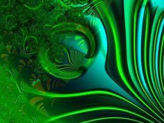 Abstract Art Green Wallpaper Top