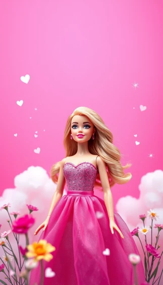 Barbie Pink Background
