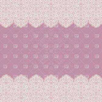 Lilac Vintage Wallpaper With Lacy Border Royalty