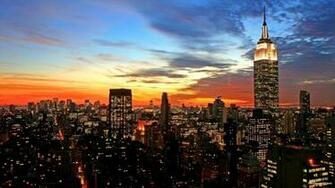 New York City Skyline Wallpaper HD Background
