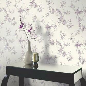 Arthouse Chinoise Wallpaper In Plum