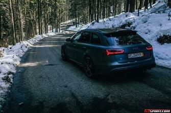 Abt Audi Rs6 R Wagon Cars Black Matt Modified