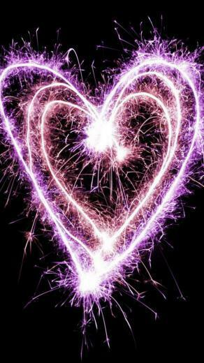Cute Sparkle Heart iPhone HD Background iPhone5 Wallpaper Gallery
