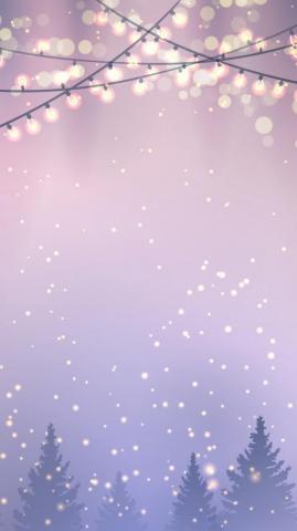 Cute Christmas Phone iPhone Wallpaper Lights Winter