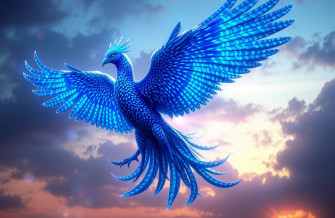 Blue Phoenix Wallpaper