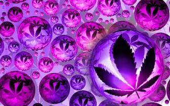 Purple Weed Leaf Wallpaper HD
