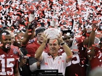 Alabama Football Team Head Coach Nick Saban