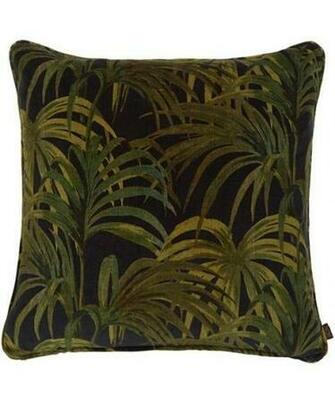 House Of Hackney Midnight And Green Palmeral Cushion