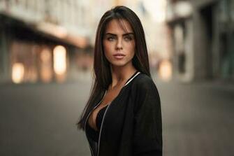 HD Wallpaper Models Marlen Alvarez Valderrama Brunette Depth