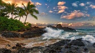 Us State Hawaii Maui Island Ocaen Rocks Wallpaper Search