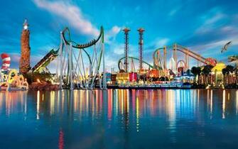 Islands Of Adventure Theme Park In Florida Usa Photo HD Wallpaper