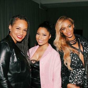 Nicki Minaj Beyonc Alicia Keys Posed For A Picture