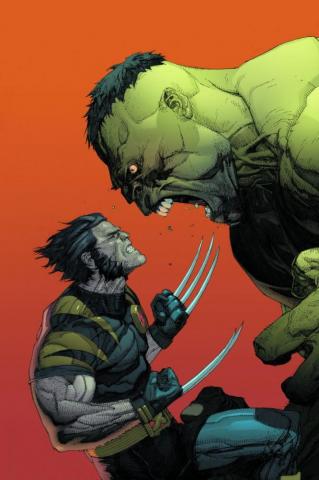 Comics Fan Art Hulk Marvel Wolverine 8k Wallpaper